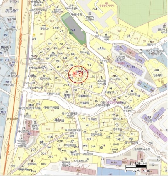 2023타경109702 부산광역시 사하구 다대로271번길 25-1, 라키빌빌리지 2층 203호 오피스텔 경매 이미지