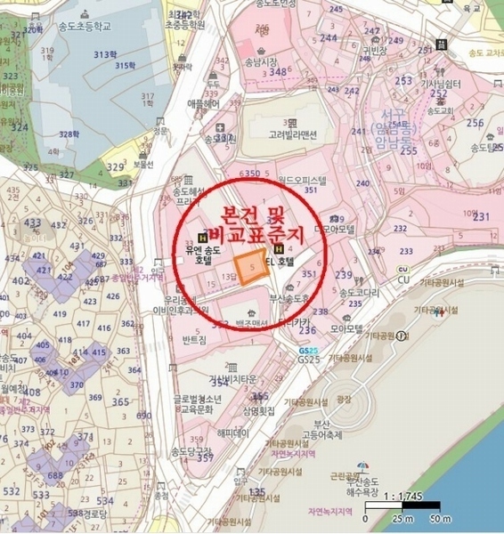 2024타경103268 부산광역시 서구 암남동  334-5 숙박시설 경매 이미지