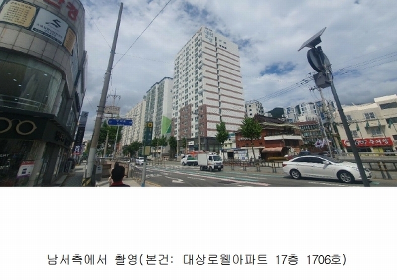 2024타경106830 부산광역시 사상구 사상로 504, 대상로웰아파트 17층 1706호 오피스텔[계약30평형] 경매 이미지