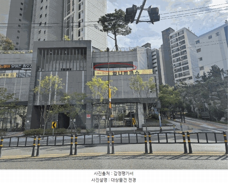 2025타경3167 부산광역시 사하구 괴정로 166, 힐스테이트사하역 301동 지1층 201호 근린상가 경매 이미지