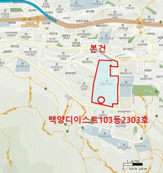 2025타경101273 부산광역시 북구 덕천로276번길 60, 백양디이스트 103동 23층 2303호 아파트[공급34평형] 경매 이미지