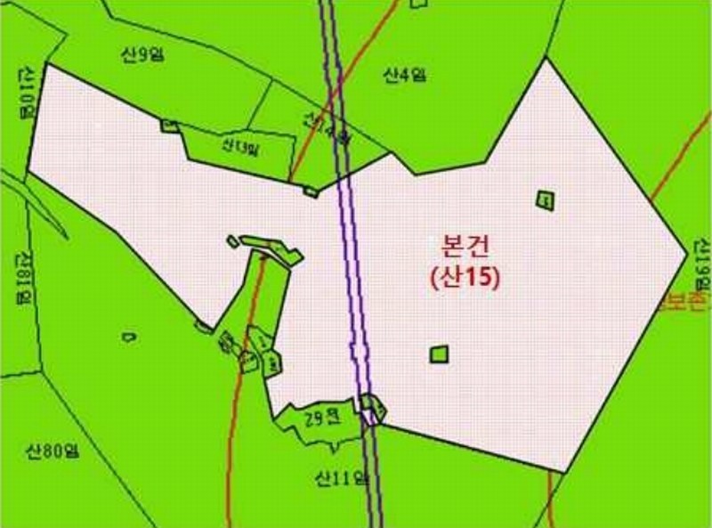2025타경101327 부산광역시 북구 금곡동 산15 임야 경매 이미지