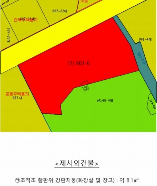 2024타경4132 부산광역시 북구 만덕동 861-6 대지 경매 이미지