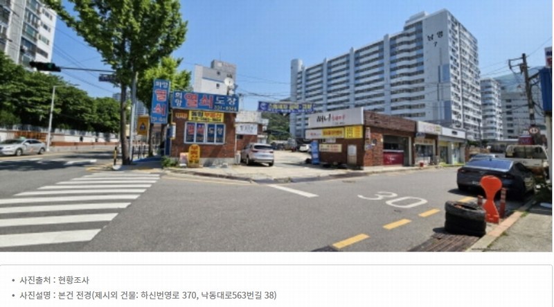 2024타경103985 부산광역시 사하구 하단동 870-36 근린주택 경매 이미지