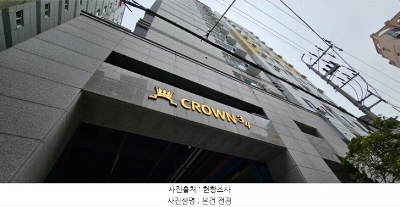 2024타경105684 부산광역시 사하구 동매로29번길 13, 크라운34 10층 1001호 오피스텔 경매 이미지
