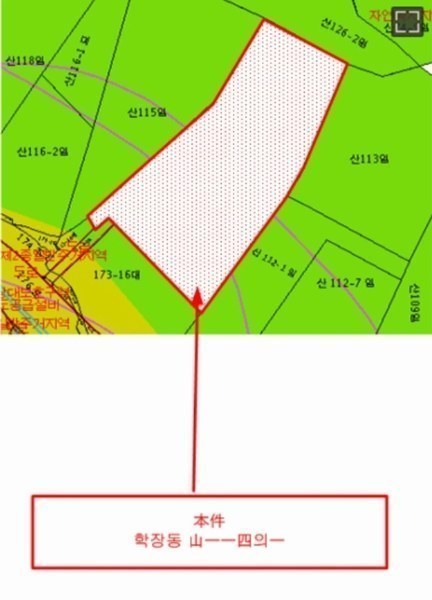 2024타경108898 부산광역시 사상구 학장동 산114-1 임야 경매 이미지
