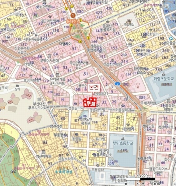 2024타경112859 부산광역시 서구 부용로 33, 대신에코팰리스 9층 907호 오피스텔[계약22평형] 경매 이미지