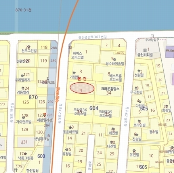 2024타경107499 부산광역시 사하구 동매로23번길 14, 크라운9 3층 303호 다세대(빌라)[공급18평형] 경매 이미지