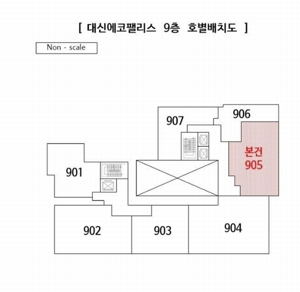 2024타경110433 부산광역시 서구 부용로 33, 대신에코팰리스 9층 905호 아파트[공급30평형] 경매 이미지