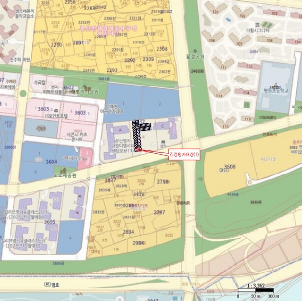 2025타경1673 부산광역시 강서구 명지국제6로 107, 부산명지 대방디엠시티 센텀오션2차 20층 비동 2002호 오피스텔[계약25평형] 경매 이미지