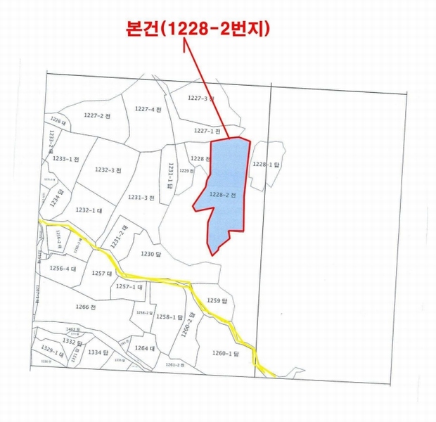 2025타경1994 부산광역시 강서구 성북동 1228-2 농지 경매 이미지