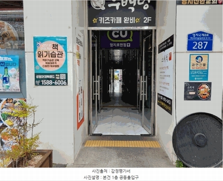 2025타경101450 부산광역시 강서구 명지국제8로 287, 오성빌딩1 4층 403호 근린상가 경매 이미지