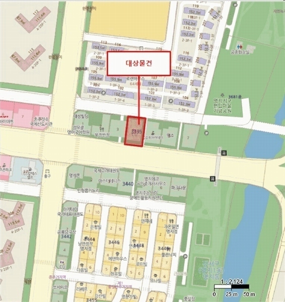 2025타경101450 부산광역시 강서구 명지국제8로 287, 오성빌딩1 4층 403호 근린상가 경매 이미지