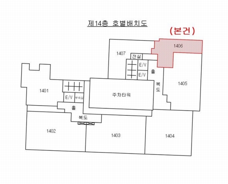 2025타경101467 부산광역시 서구 부용로 33, 대신에코팰리스 14층 1406호 오피스텔[계약18평형] 경매 이미지