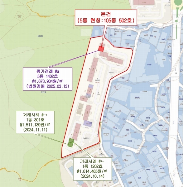 2025타경101656 부산광역시 사하구 장평로41번길 61, 강남아파트 5동 5층 502호 아파트[공급28평형] 경매 이미지