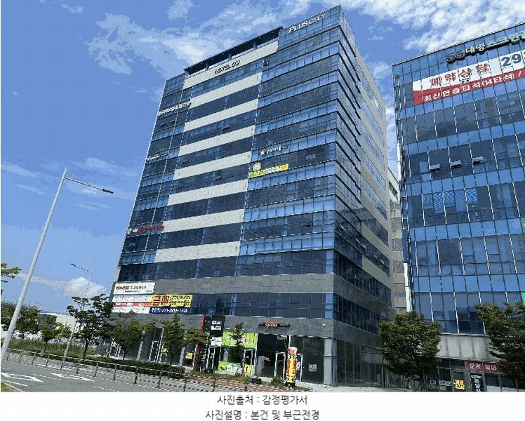 2025타경101770 부산광역시 강서구 명지국제6로 21, 플러스시티주건축물 1동 3층 301호 근린상가 경매 이미지