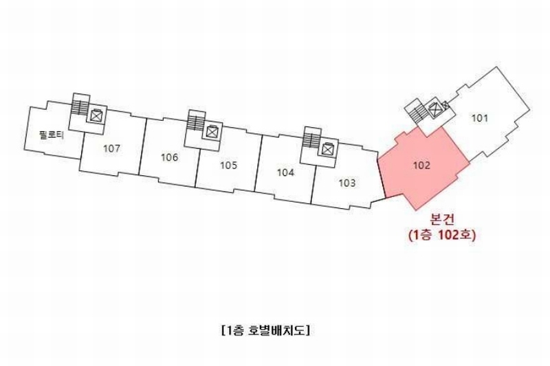 2025타경101822 부산광역시 북구 화명신도시로 39, 대림쌍용강변타운 702동 1층 102호 아파트[공급32평형] 경매 이미지