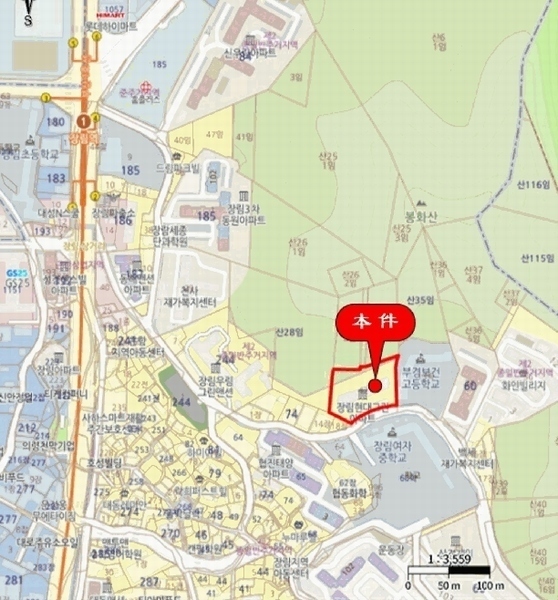 2025타경101923 부산광역시 사하구 두송로 47부산광역시 사하구 두○○○○, 장림현대아파트 13층 1303호장림현대○○ 아파트[공급22평형] 경매 이미지