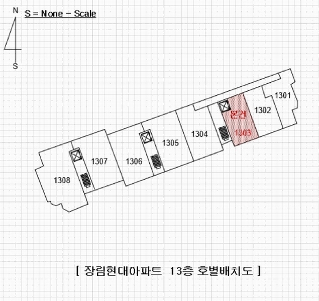 2025타경101923 부산광역시 사하구 두송로 47부산광역시 사하구 두○○○○, 장림현대아파트 13층 1303호장림현대○○ 아파트[공급22평형] 경매 이미지