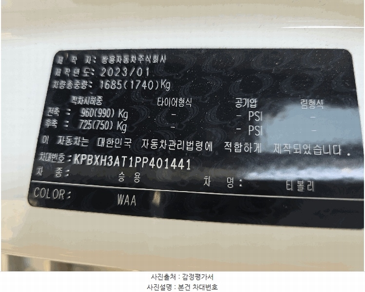 2025타경102029 부산광역시 강서구 대저1동 2987-2, 강서주차장 티볼리 경매 이미지
