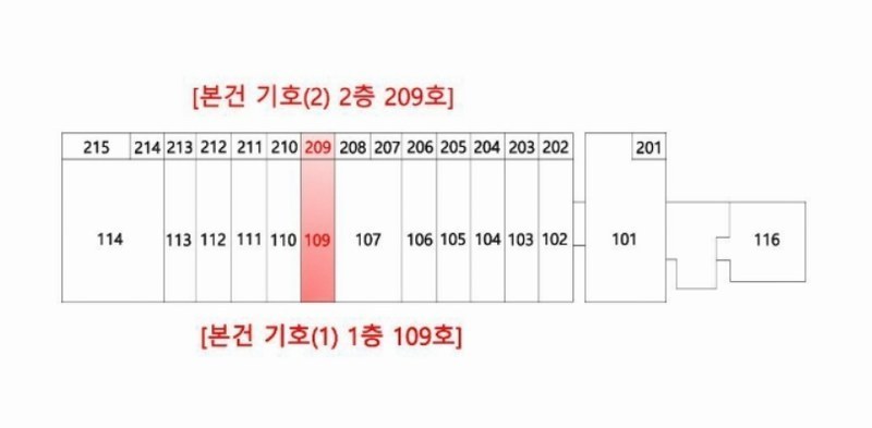 2024타경3283 부산광역시 강서구 녹산산단382로14번가길 20, 부산청정도금센터 1층 109호외1개호 아파트형공장 경매 이미지