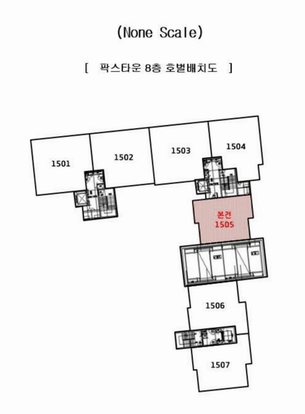 2025타경101017 부산광역시 사상구 가야대로378번길 1, 팍스타운 15층 1505호 오피스텔[계약27평형] 경매 이미지