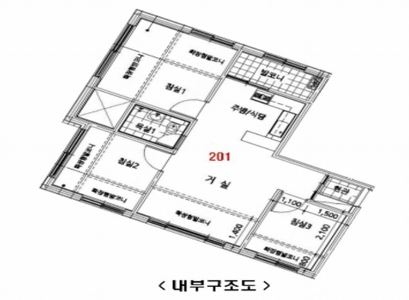 2024타경114363 서울특별시 구로구 부일로1길 128-24, 에코그린빌 101동 2층 201호 다세대(빌라)[공급15평형] 경매 이미지