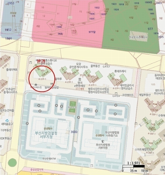2025타경1239 부산광역시 강서구 명지국제2로 80, 이편한세상명지 비주거시설동 1층 45호 근린상가 경매 이미지