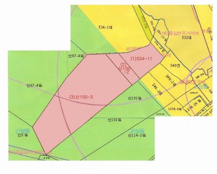 2025타경2423 부산광역시 사하구 당리동 534-11 임야 경매 이미지