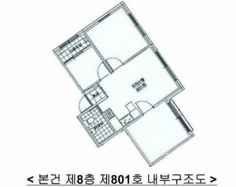 2024타경116826 서울특별시 금천구 독산로51길 11-7, 골드마운틴 8층 801호 오피스텔 경매 이미지