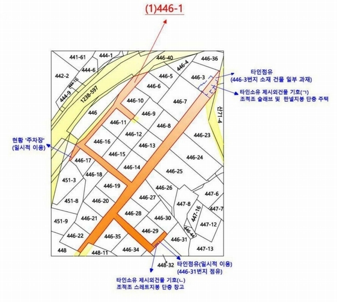 2025타경100051 부산광역시 사하구 괴정동 446-1 도로 경매 이미지