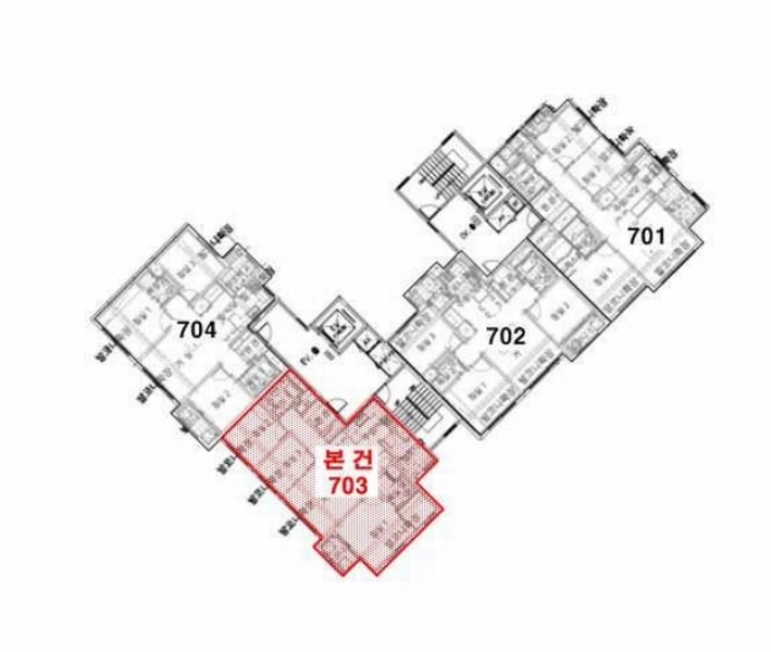 2025타경101348 부산광역시 강서구 과학산단로306번길 10, 협성디에스엘리시안 102동 7층 703호 아파트[공급26평형] 경매 이미지