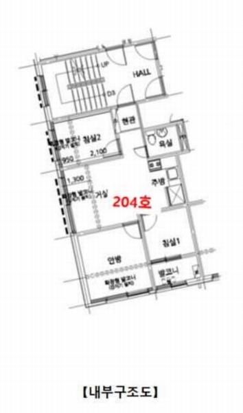 2024타경118372 서울특별시 금천구 독산로40길 88-13, 금강파크빌 2층 204호 다세대(빌라)[공급12평형] 경매 이미지