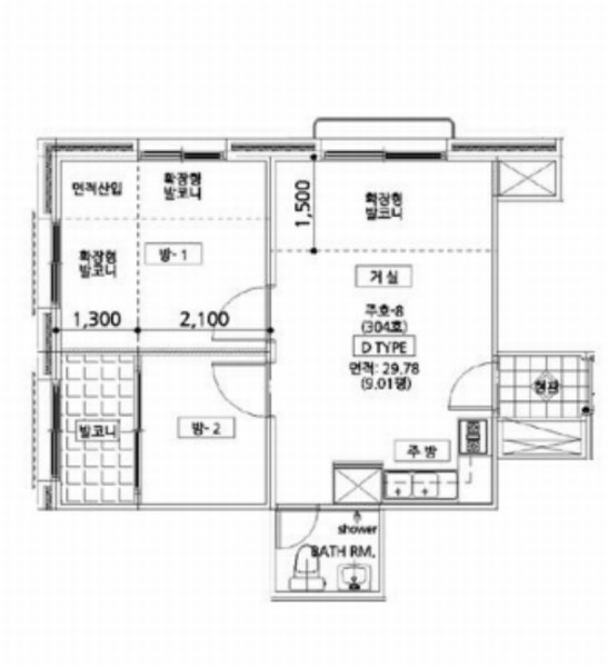 2024타경131566 서울특별시 구로구 개봉로17길 18-36, 이담채3 3층 304호 다세대(빌라)[공급10평형] 경매 이미지