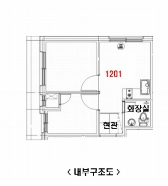2024타경135148 서울특별시 강서구 월정로20길 82-6, 혜성오피스텔 12층 1201호 오피스텔 경매 이미지