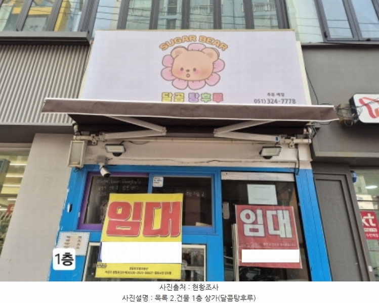 2024타경5180 부산광역시 사상구 주례동 74-22 근린시설 경매 이미지