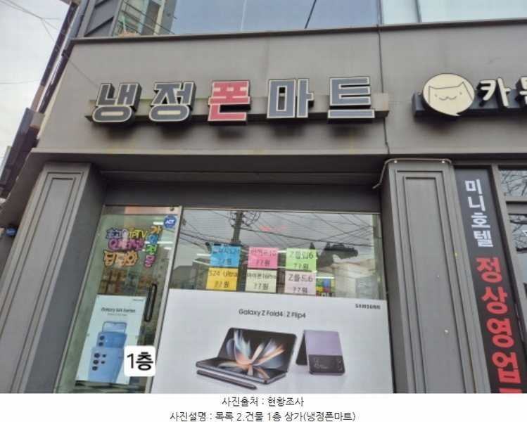 2024타경5180 부산광역시 사상구 주례동 74-22 근린시설 경매 이미지