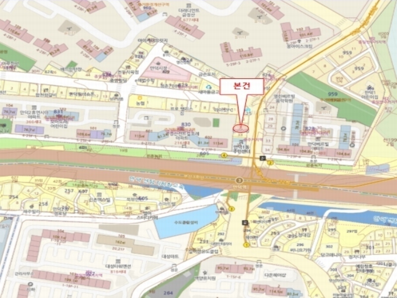 2024타경104827 부산광역시 북구 만덕1로 3, 금정산드림타워 7층 702호 다세대(빌라)[공급22평형] 경매 이미지