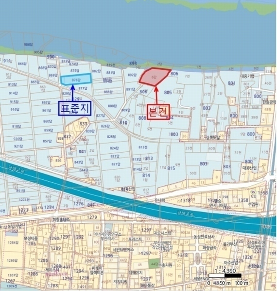 2024타경111610 부산광역시 강서구 대저1동 806-6 농지 경매 이미지