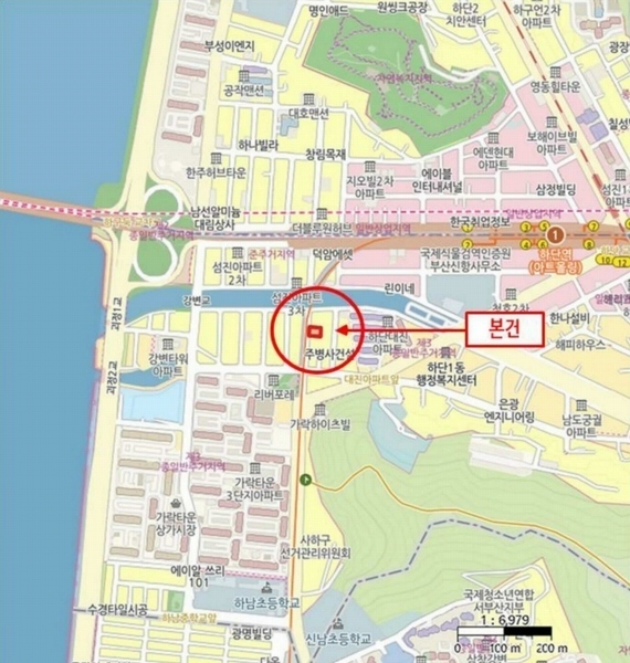 2025타경100556 부산광역시 사하구 동매로23번길 14, 크라운9 4층 401호 다세대(빌라)[공급22평형] 경매 이미지