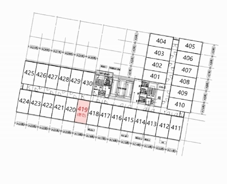 2025타경100948 부산광역시 강서구 명지국제2로 16, 부산 명지 제나우스 블루오션 오피스텔 4층 419호 오피스텔[계약16평형] 경매 이미지
