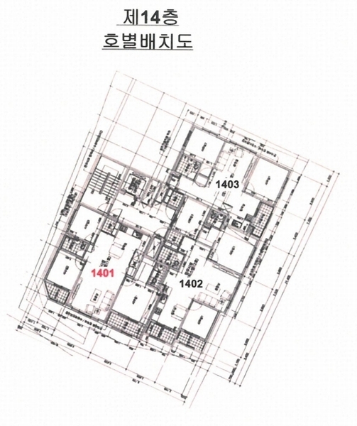 2025타경101063 부산광역시 북구 구포만세길 151, 미소드리움 14층 1401호 오피스텔[계약32평형] 경매 이미지
