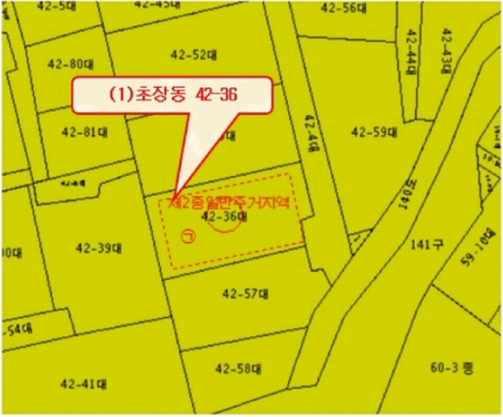 2025타경101082 부산광역시 서구 초장동 42-36 대지 경매 이미지