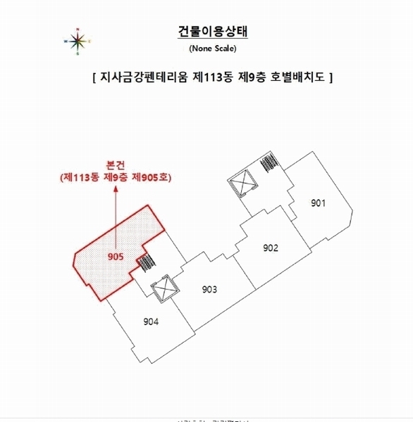 2025타경101187 부산광역시 강서구 과학산단2로20번길 69, 지사금강펜테리움 113동 9층 905호 아파트[공급26평형] 경매 이미지