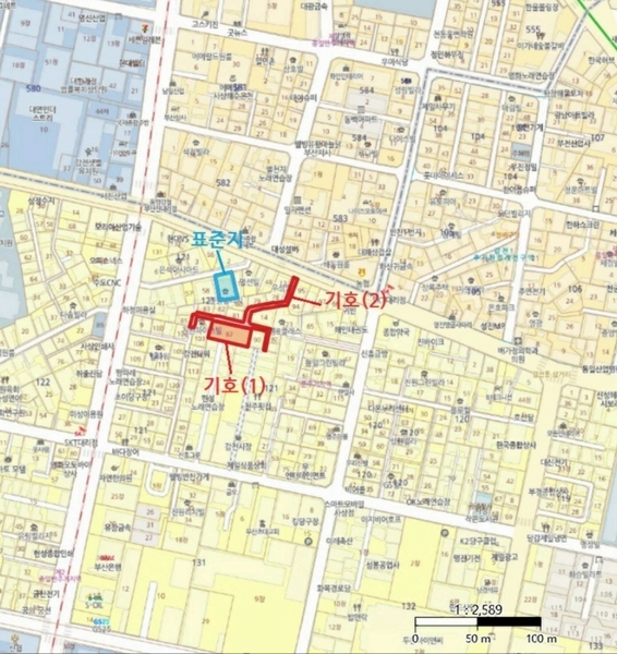 2024타경1652 부산광역시 사상구 감전동 121-87 대지 경매 이미지