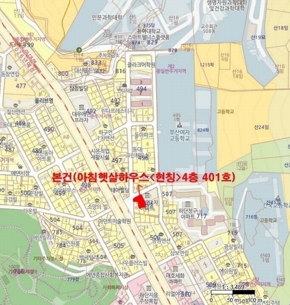 2024타경112231 부산광역시 사하구 낙동대로 520, 아침햇살하우스 4층 401호 다세대(빌라)[공급31평형] 경매 이미지