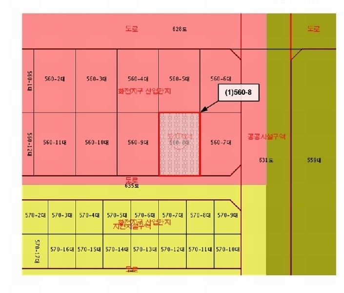 2025타경101306 부산광역시 강서구 화전동 560-8 대지 경매 이미지