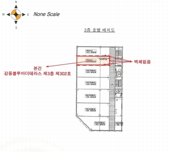 2022타경8315 울산광역시 북구 산하중앙2로 238, 강동블루마더테라스 3층 302호 근린상가 경매 이미지