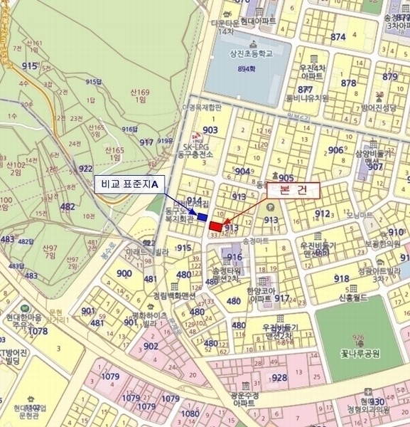 2024타경2502 울산광역시 동구 방어동 913-34 노유자시설 경매 이미지