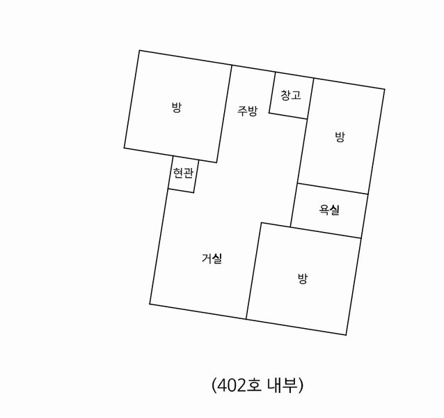 2024타경10350 울산광역시 동구 녹수11가길 12, 동우빌라 가동 4층 402호 다세대(빌라)[공급21평형] 경매 이미지